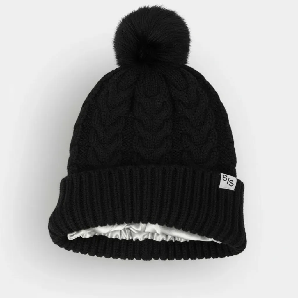 Skinliy Silk Pom | Svart